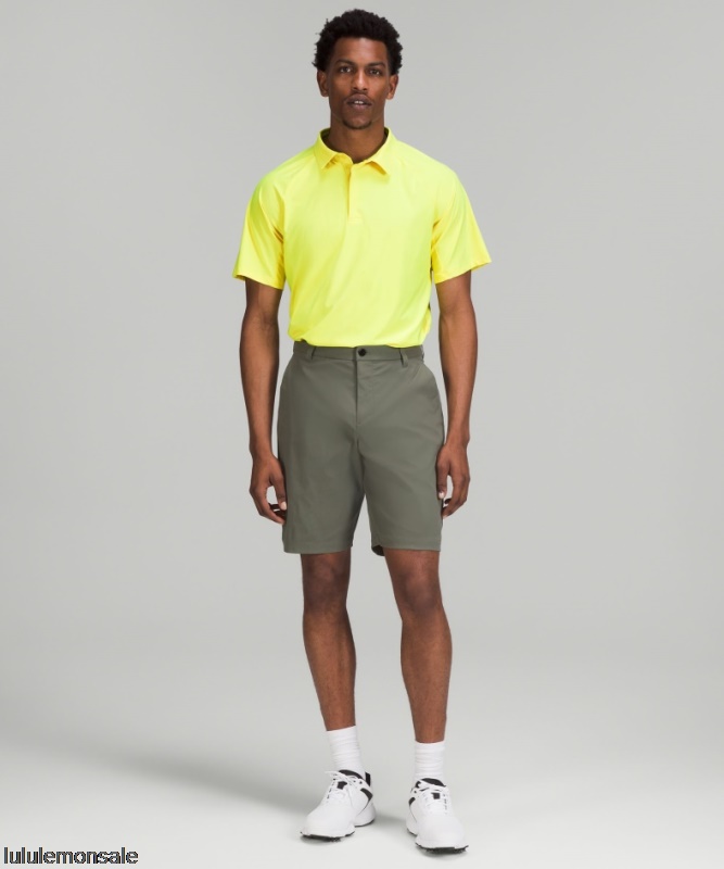 Lululemon Verkauf DELULU760 | Lululemon Deutschland Electric Lemon Stretch Golf Poloshirt